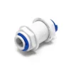 Naturewater Jaco Fitting Verbinder für Schlauch 2x 9,52 mm (3/8") und mit 20,67 mm (1/2") AG, für Trinkwasser Ultrafiltration Mikrofilter Umkehrosmose (RO)