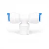 Naturewater Jaco T Fitting für Schlauch Naturewater Jaco-T-Fitting 2x 10 mm, 12,91 mm (1/4") Außengewinde Anschlüssen für Trinkwasser Ultrafiltration Mikrofilter Umkehrosmose