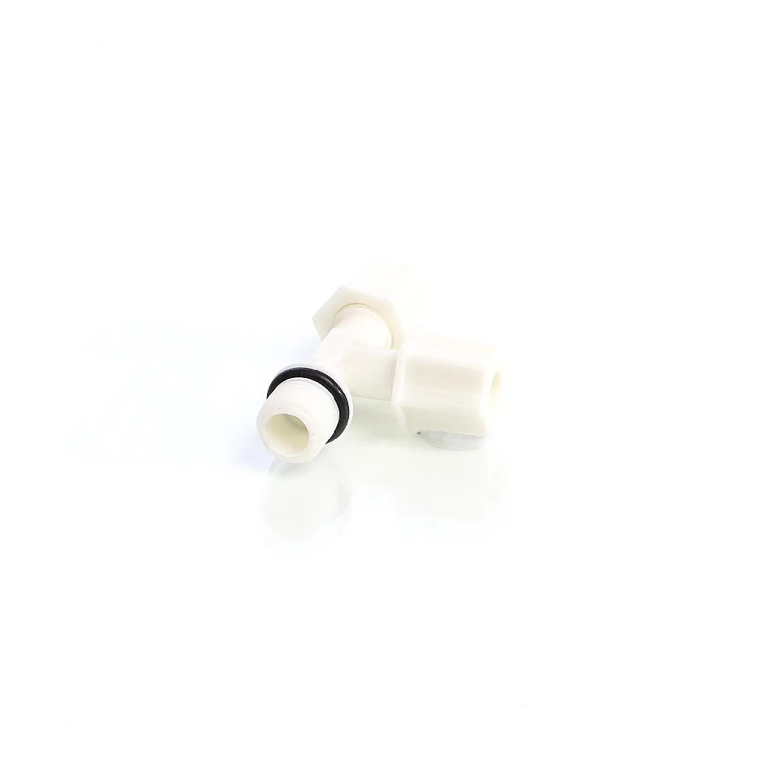 Naturewater Jaco T Fitting V1 für Schlauch mit 2x 6,35 mm Anschluss (1/4"), 12,7 mm Außengewinde (1/2"), für Trinkwasser Ultrafiltration Mikrofilter Umkehrosmose
