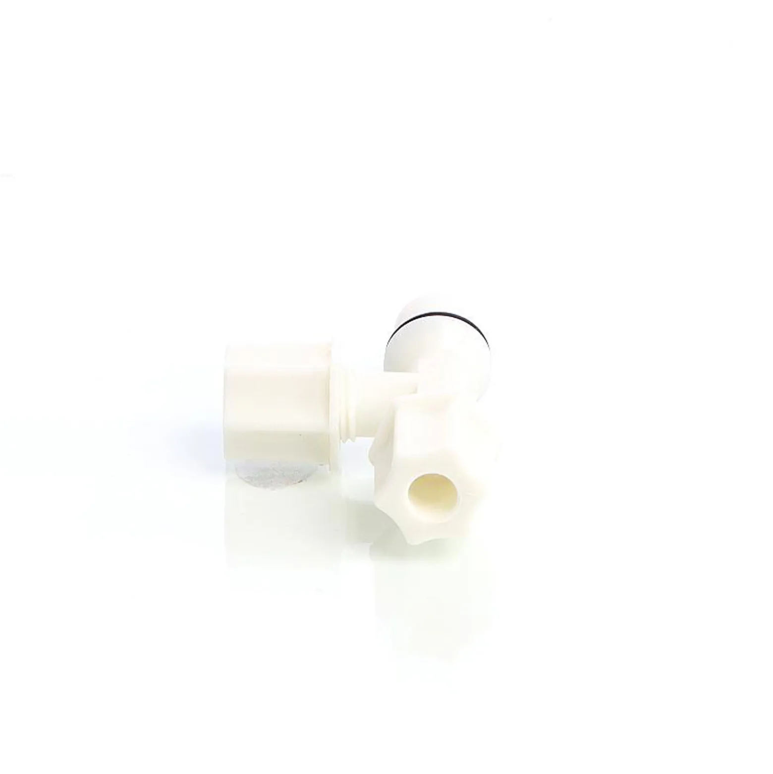 Naturewater Jaco T Fitting V1 für Schlauch mit 2x 6,35 mm Anschluss (1/4"), 12,7 mm Außengewinde (1/2"), für Trinkwasser Ultrafiltration Mikrofilter Umkehrosmose