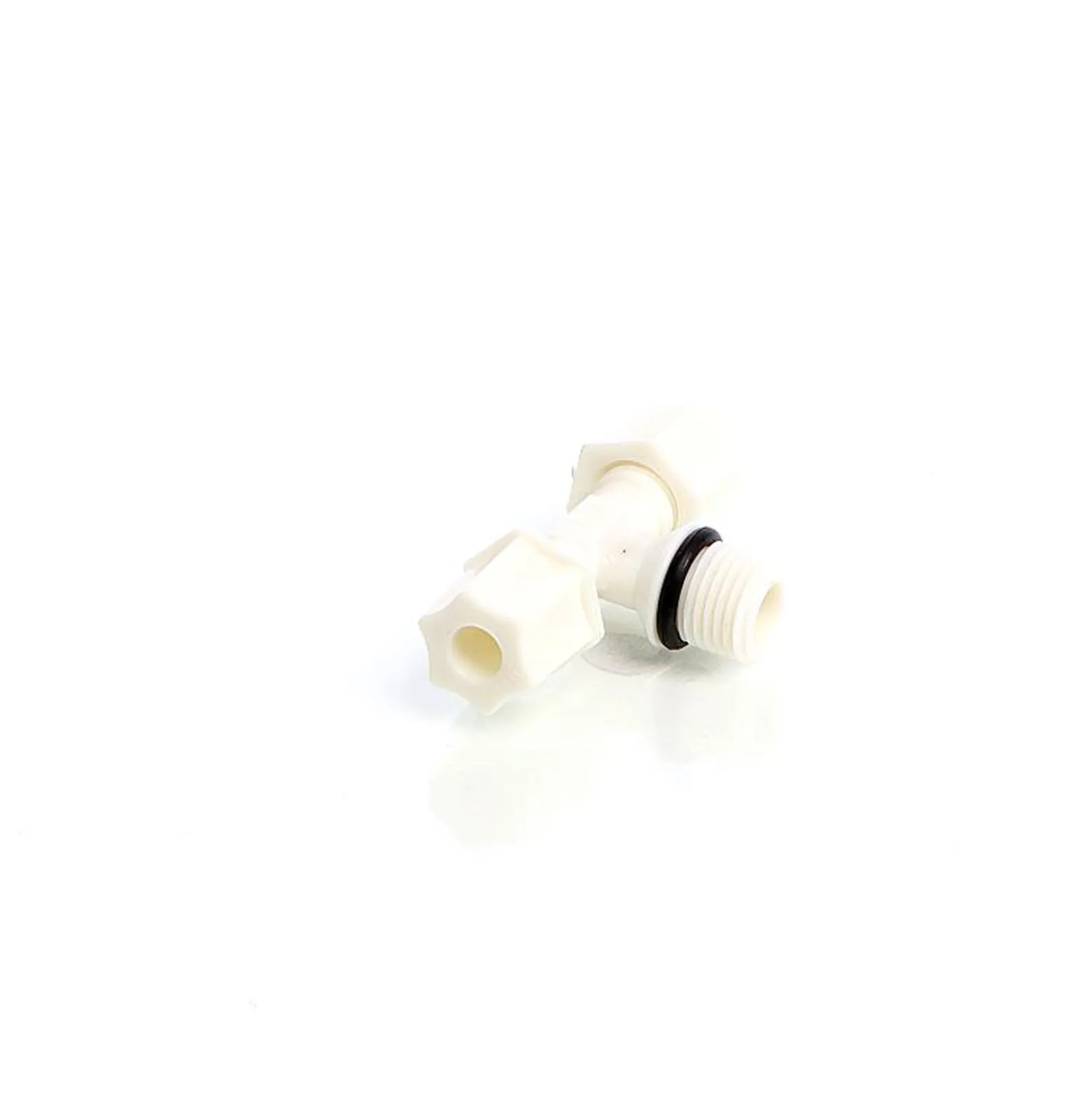 Naturewater Jaco T Fitting V2 für Schlauch mit 2x 6,35 mm Anschluss (1/4"), 12,7 mm Außengewinde (1/2"), für Trinkwasser Ultrafiltration Mikrofilter Umkehrosmose