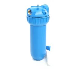 Naturewater NW-BR10B1 1 Stufen Wasserfilter, 5 µ, 26,16 mm (3/4") Filtereinsatz, Ø60 mm PP Kartusche, Filter Wandhalterung, Filterschlüssel, Sedimentfilter