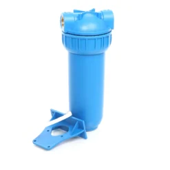 Naturewater NW-BR10B1 1 Stufen Wasserfilter, 5 µ, 26,16 mm (3/4") Filtereinsatz, Ø60 mm PP Kartusche, Filter Wandhalterung, Filterschlüssel, Sedimentfilter