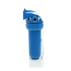 Naturewater NW-BR10B2 2 Stufen Wasserfilter Doppelfilter, 5 µ, 20,67 mm (1/2"), Ø62 mm PP Kartusche, Filter Wandhalterung, Filterschlüssel, Sedimentfilter Aktivkohleblock