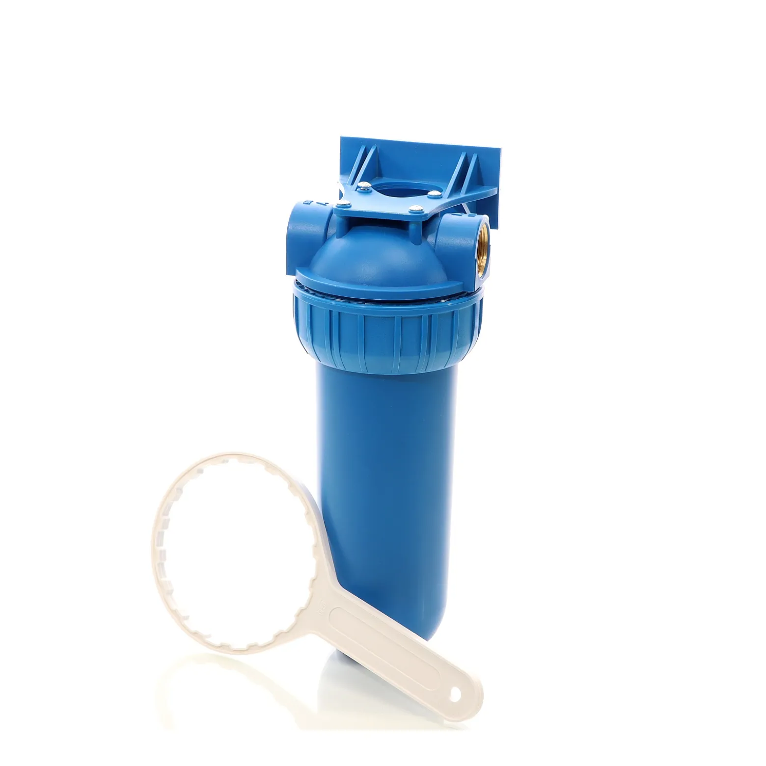 Naturewater NW-BR10B1 1 Stufen Wasserfilter, 5 µ, 32,89 mm (1") Filtereinsatz, Ø60 mm PP Kartusche, Filter Wandhalterung, Filterschlüssel, Sedimentfilter