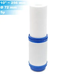 Naturewater PC-10 Sedimentfilter Aktivkohle Granulat 10 Zoll (254 mm) 5 µ Ersatz Wasserfilter, Umkehrosmose Filter, Ersatz Filterkartusche