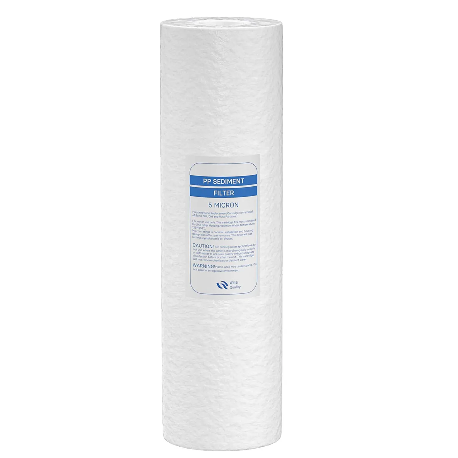 Naturewater PP-20A-1 Sedimentfilter 20 Zoll (508 mm) 5 µ Ersatz Wasserfilter, Umkehrosmose Filter, Ersatz Filterkartusche