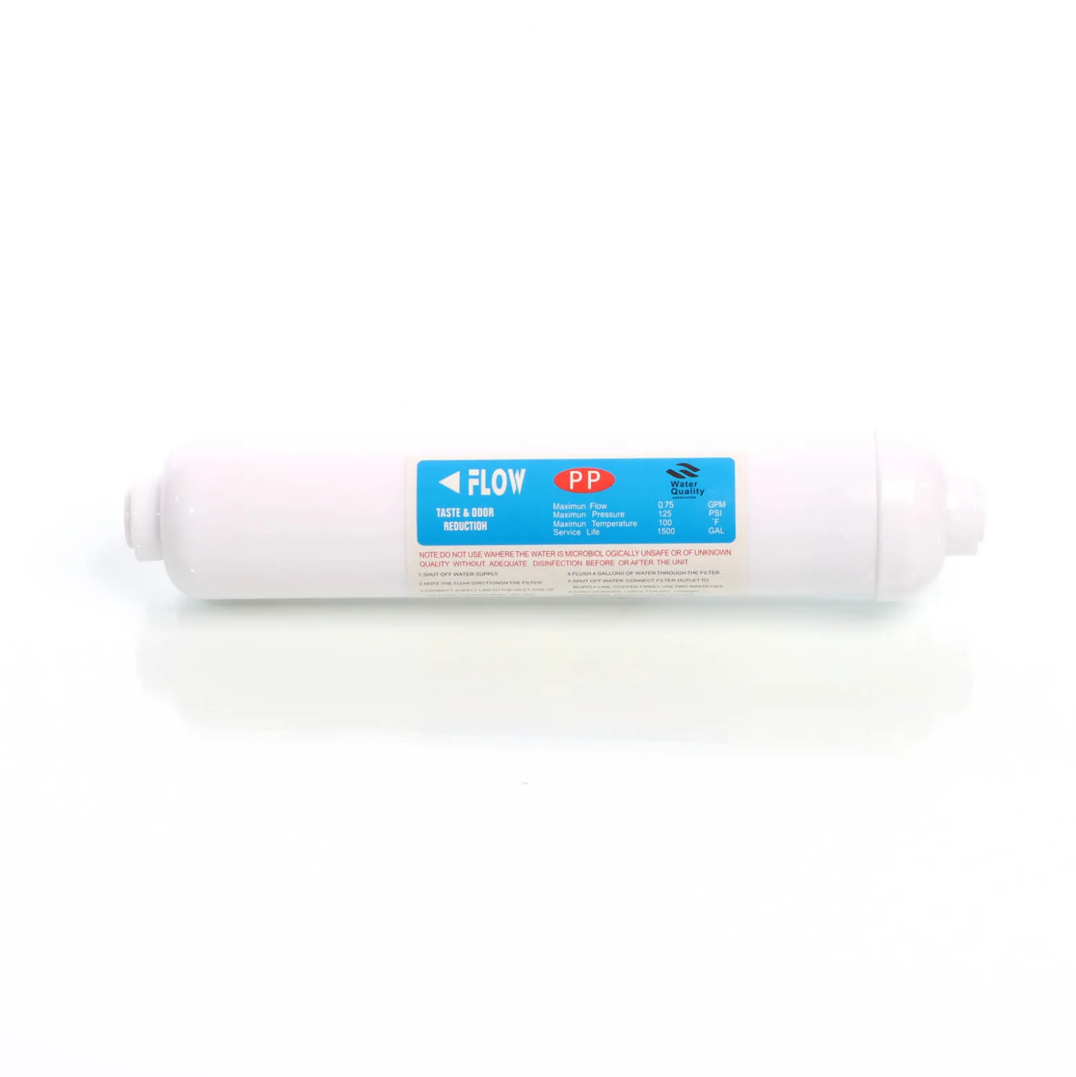 Naturewater PP-10A Sedimentfilter 10 Zoll (254 mm) 5 µ Ersatz Wasserfilter, Inline Kartusche, Ersatz Filterkartusche