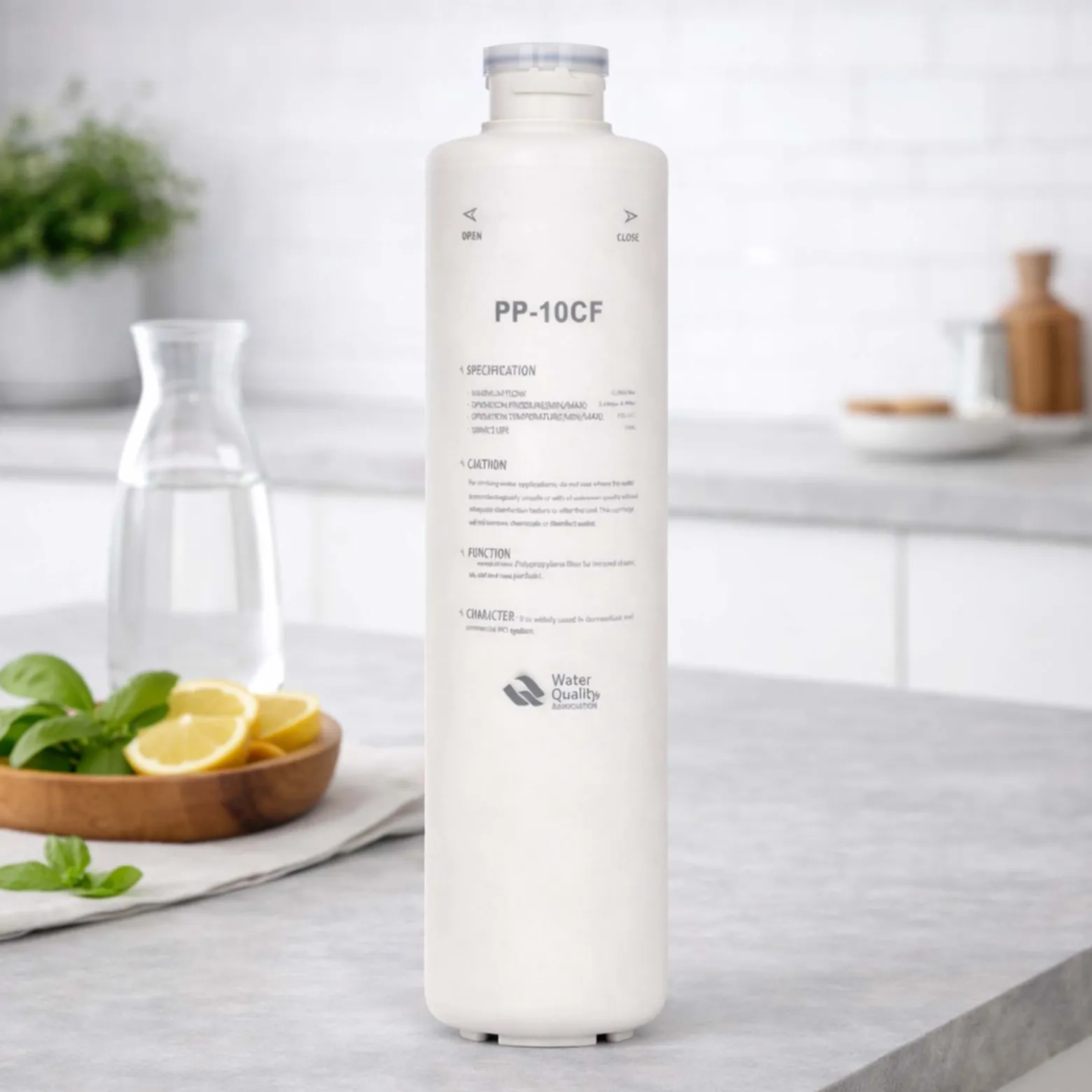 Naturewater PP-10CF 5 µ PP Sedimentfilter Kartusche, Wasserfilter Kartusche, Filterpatrone für Trinkwasser Umkehrosmoseanlage, Trinkwasserfilter