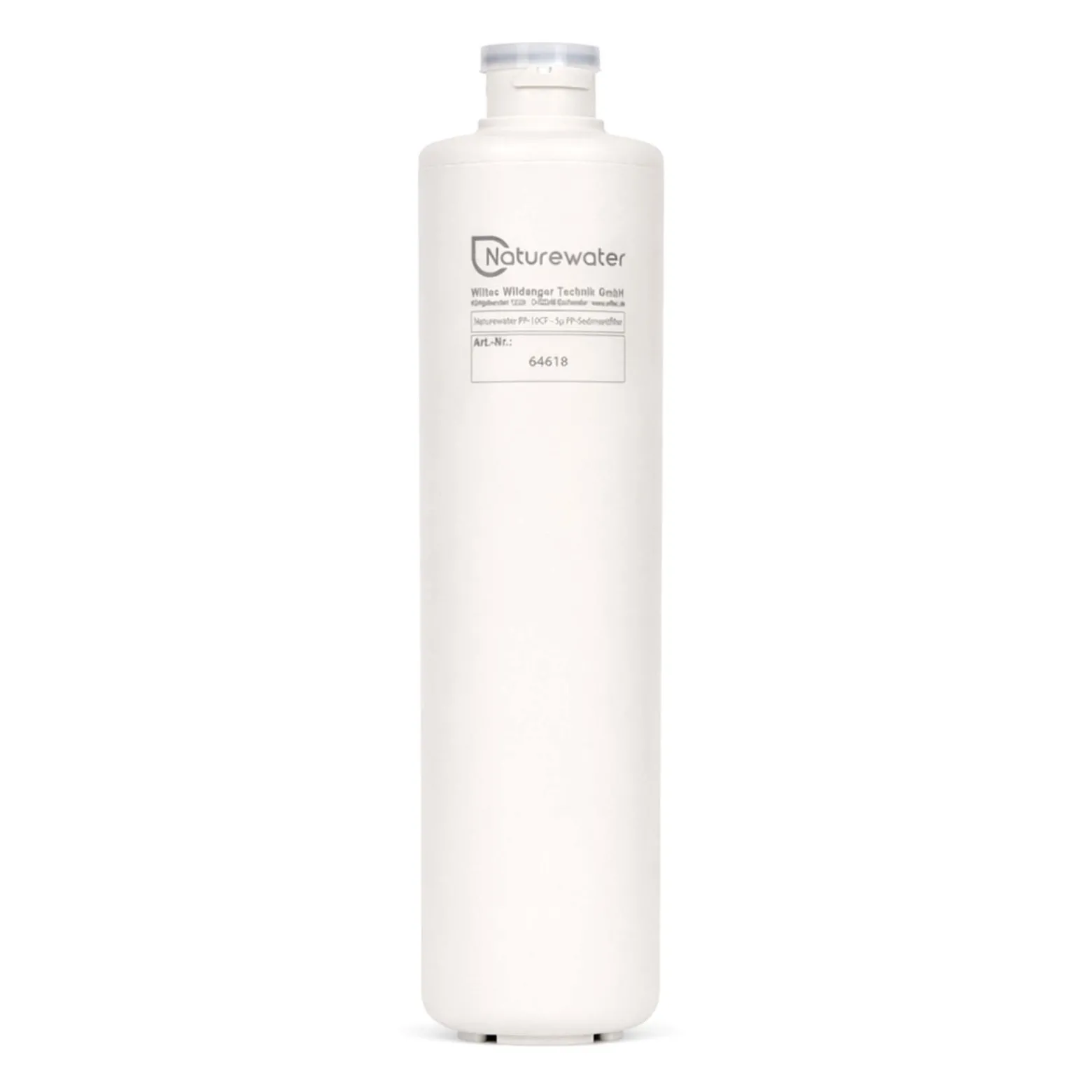 Naturewater PP-10CF 5 µ PP Sedimentfilter Kartusche, Wasserfilter Kartusche, Filterpatrone für Trinkwasser Umkehrosmoseanlage, Trinkwasserfilter
