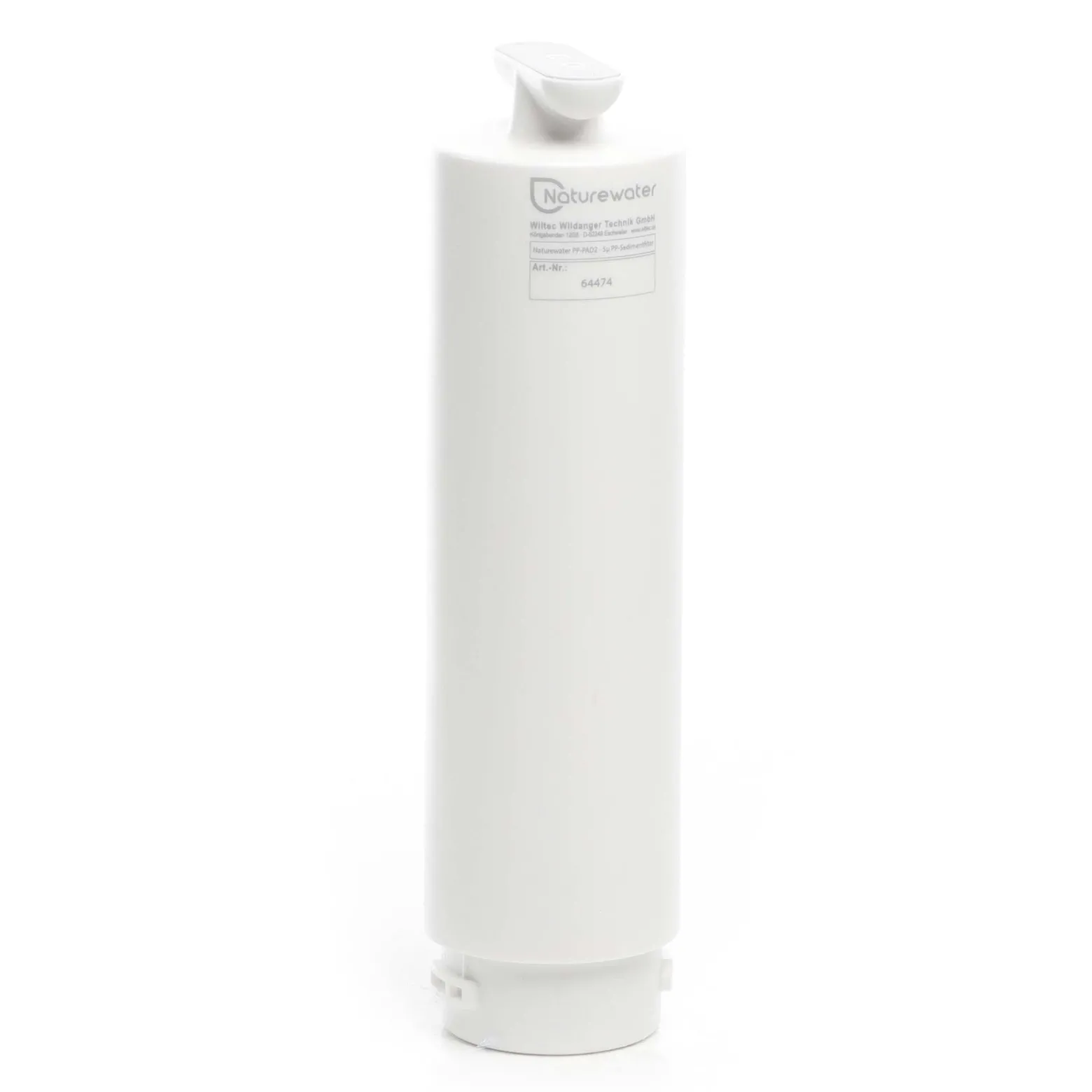 Naturewater PP-PAD2 5 µ PP Sedimentfilter Kartusche, Wasserfilter Kartusche, Filterpatrone für Trinkwasser Umkehrosmoseanlage, Trinkwasserfilter
