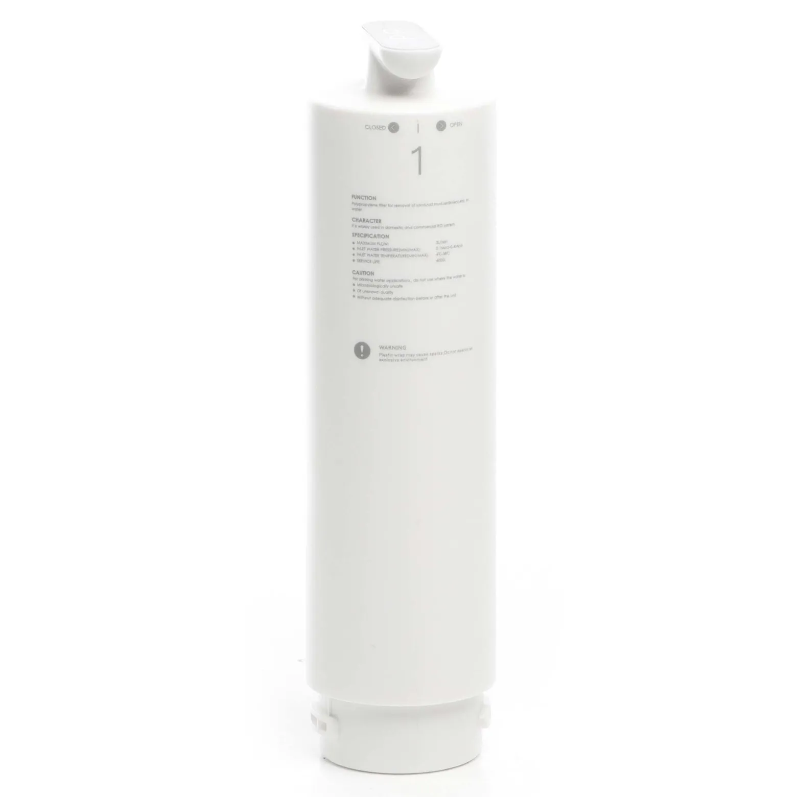 Naturewater PP-PAD2 5 µ PP Sedimentfilter Kartusche, Wasserfilter Kartusche, Filterpatrone für Trinkwasser Umkehrosmoseanlage, Trinkwasserfilter