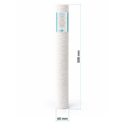 Naturewater PPW-20A Sedimentfilter 20 Zoll (508 mm) 50 µ Ersatz Wasserfilter, Umkehrosmose Filter, Ersatz Filterkartusche
