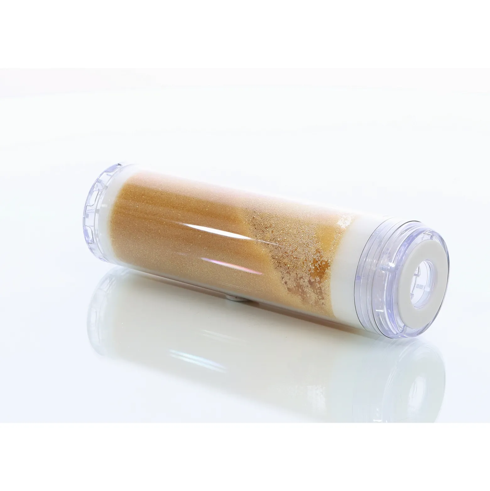 Naturewater RS-10B Harzfilter Kartusche Ø60mm für 254 mm (10") Filtereinsätze, Wasserfilter mit Ionenaustauscher Harz, Kationenaustauscher