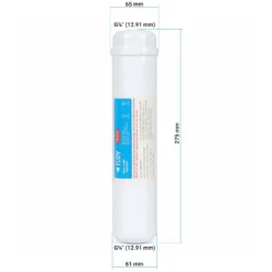 Naturewater T33B Aktivkohle Granulat Filter Gourmet 10 Zoll (254 mm) 5 µ Ersatz Wasserfilter, 50 l/h Durchfluss, Trinkwasser Filter, Ersatz Filterkartusche