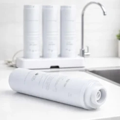 Naturewater T33-10F Inline Aktivkohleblock Filter, Ersatz Wasserfilter, Inline Kartusche, Postfilter Nachfilter Hauswasserfilter für Trinkwasser Umkehrosmoseanlage