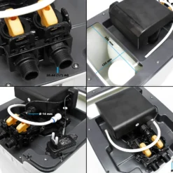 Naturewater Wasserenthärtungsanlage 3000 l/h, automatische Enthärtungsanlage, Entkalkungsanlage mit Ionentauscher, Wasserenthärter mit 30 l Harztank