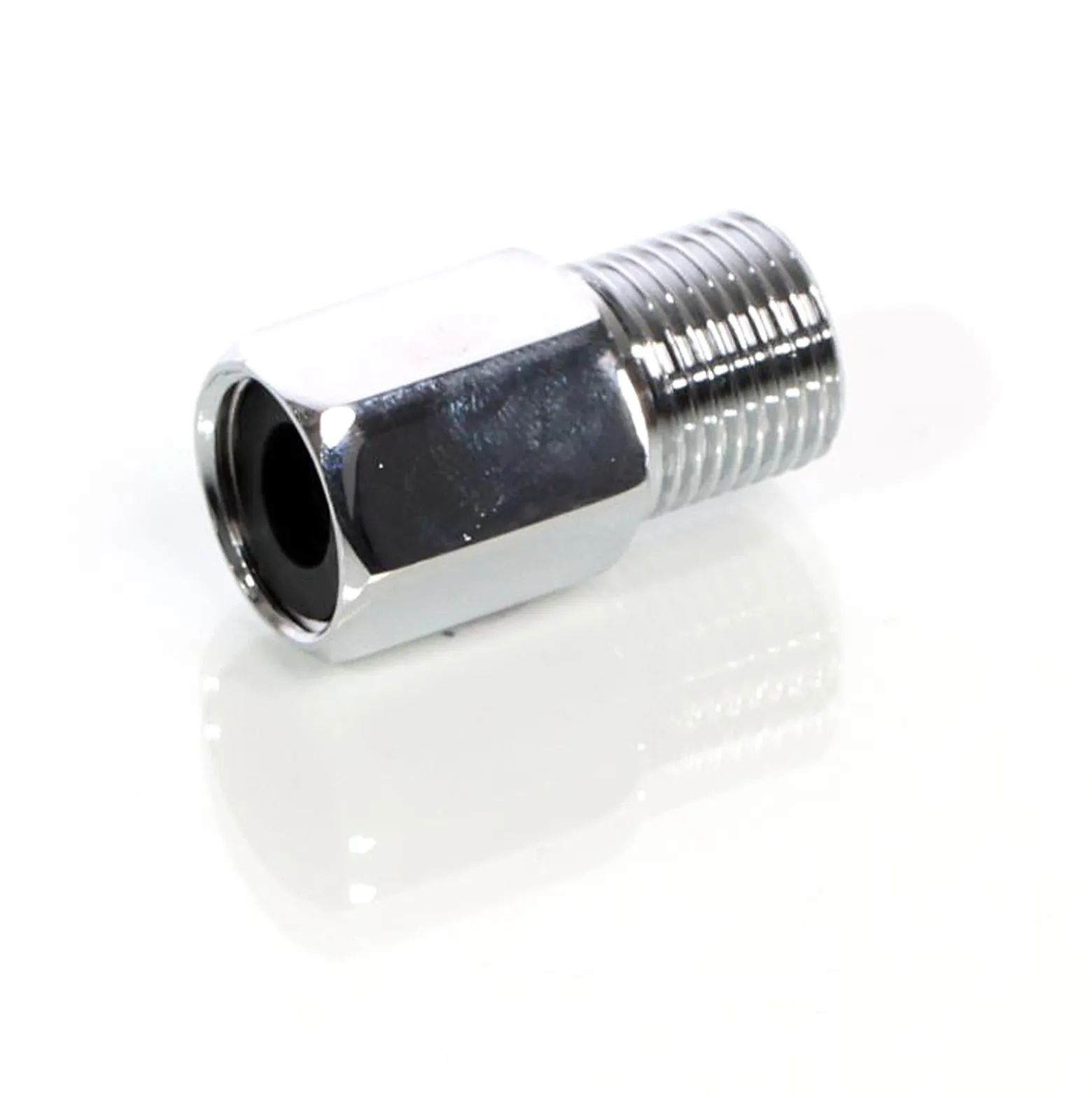 Naturewater Wasserhahn Adapter Eckventil mit 20,6 mm AG (1/2") / 20,6 mm IG (1/2") / 12,91 mm IG (1/4") für Trinkwasser, Osmose, Umkehrosmose (RO)