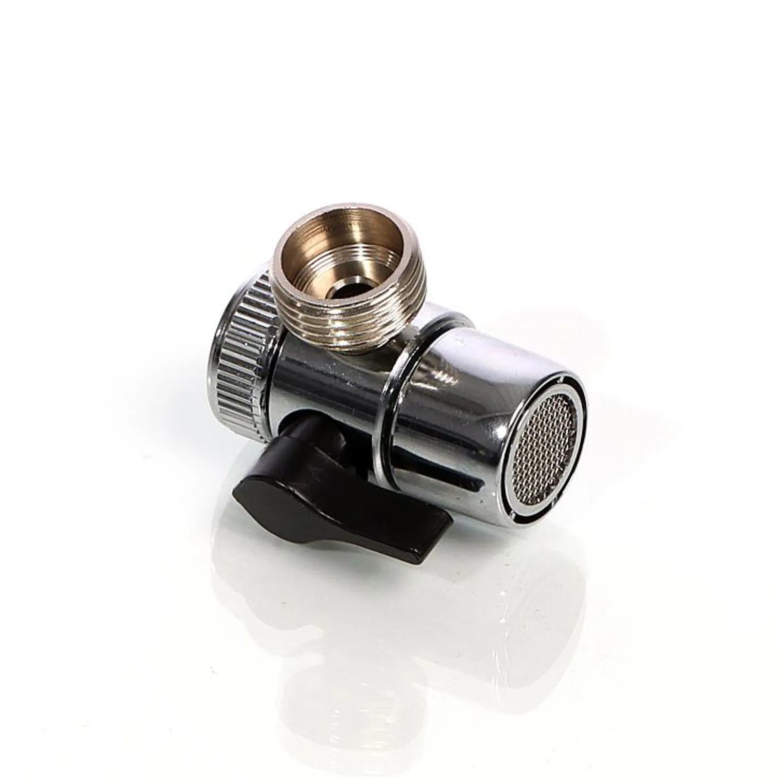 Naturewater 2 Wege Hahn Wasserhahn Adapter mit 20 mm (3/4") Anschlussdurchmesser, Hahnadapter für Auftischfilter, Trinkwasser Filter