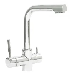 Naturewater 3 Wege Wasserhahn NW-08, 230 x 163 x 305 mm, für Osmoseanlagen und Leitungswasser, mit Regler und Wahlhebel