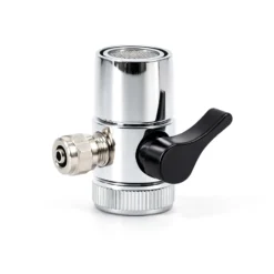 Naturewater Zweiwegehahn Wasserhahn Adapter mit 7 mm Anschlussdurchmesser, Hahnadapter für Auftischfilter, Trinkwasser Filter