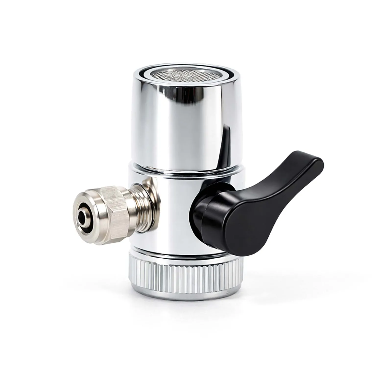 Naturewater Zweiwegehahn Wasserhahn Adapter mit 7 mm Anschlussdurchmesser, Hahnadapter für Auftischfilter, Trinkwasser Filter