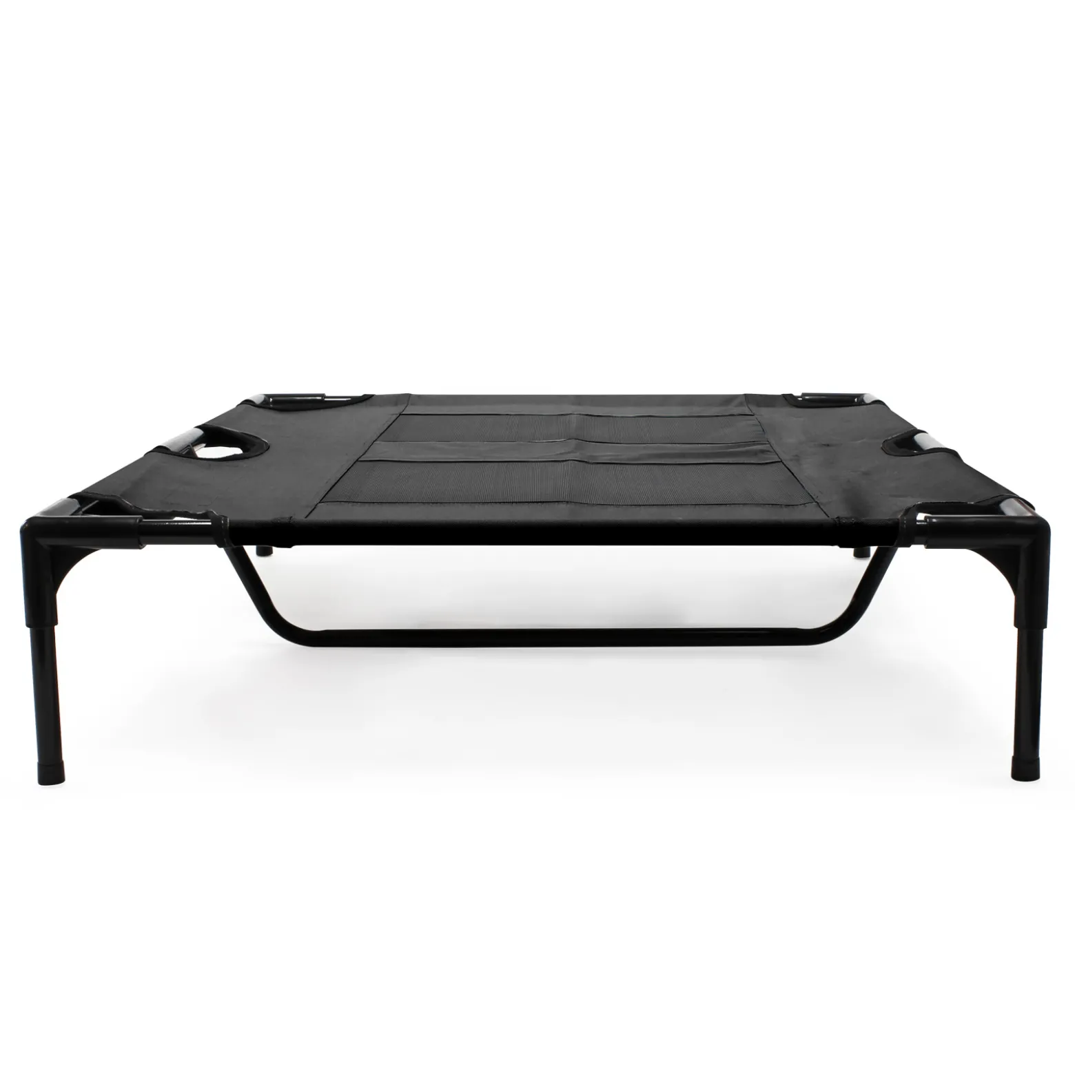Outdoor Hundebett Hundereisebett Schlafplatz Katzenliege L 92 x 77 x 20 cm Schwarz bis 50 kg