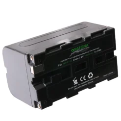 Patona NP-F 750 Lithium-Ionen Akku für Sony NP-F Mount, Kameraakku 4400 mAh, 7,4 V, 32,6 Wh, leistungsstarker Ersatzakku für Camcorder, LED Leuchten und Videokameras
