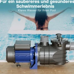 Pool Pumpe 13200 l/h 370 W Schwimmbadpumpe Filterpumpe Umwälzpumpe Pool