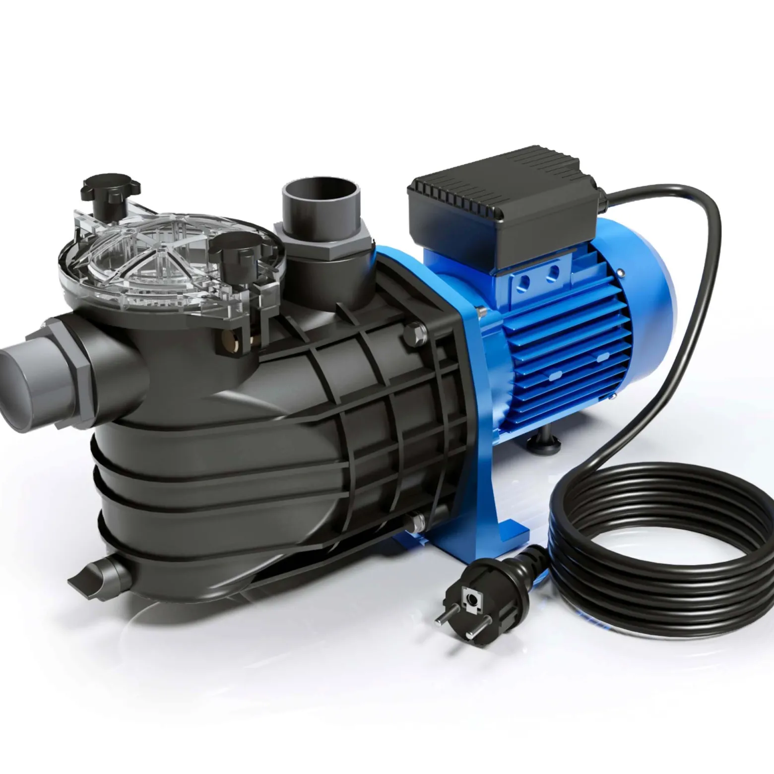 Pool Pumpe 22500 l/h 1500 W Schwimmbadpumpe Filterpumpe Umwälzpumpe Pool