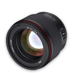 Samyang AF 75 mm Portraitobjektiv kompatibel mit Fujifilm X, Kamera Objektiv mit Lichtstärke F1,8 für Portraitfotos, kompaktes Kameraobjektiv mit Custom Switch, Portrait Objetktiv inkl. Wetterschutz
