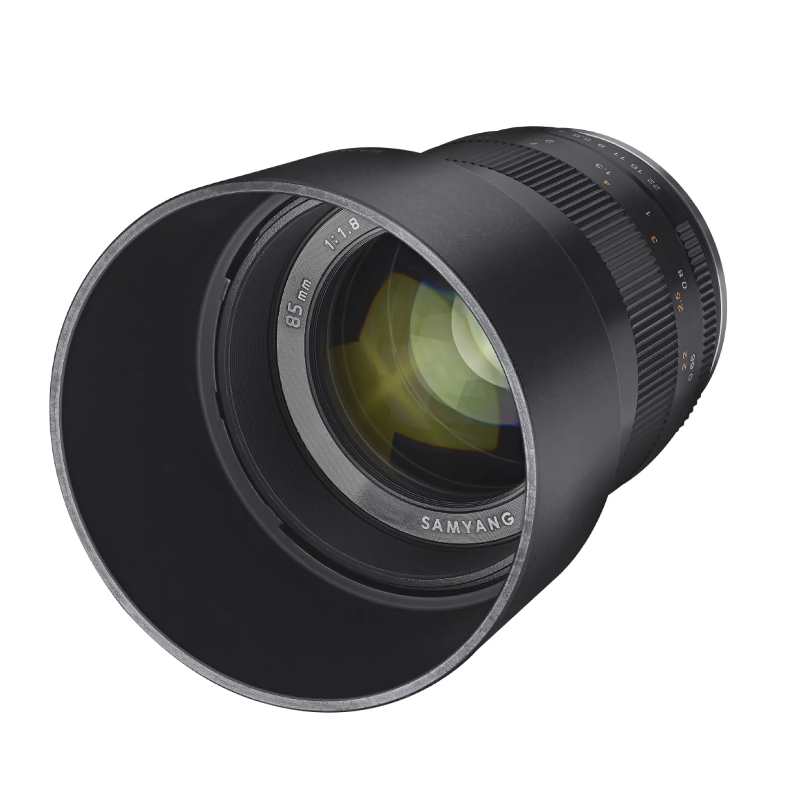 Samyang MF 85 mm Portraitobjektiv F1.8 ED UMC CS für Sony E, Kameraobjektiv für APS-C Kameras, lichtstarkes Objektiv mit sanftem Bokeh, ideal für Portrait- und Nahaufnahmen