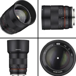 Samyang MF 85 mm Portraitobjektiv F1.8 ED UMC CS für Sony E, Kameraobjektiv für APS-C Kameras, lichtstarkes Objektiv mit sanftem Bokeh, ideal für Portrait- und Nahaufnahmen