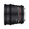 Samyang MF 50 mm T1,5 Video Objektiv DSLR MFT für Vollformat und APS-C Kameras mit stufenloser Blende und weichem Fokus Kameraobjektiv für professionelle Filmaufnahmen