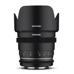 Samyang Normal Cine- und Video Objektiv MF 50mm T1,5 VDSLR MK2 MFT – lichtstark T1,5 für MFT Mount, 50 mm Festbrennweite, Follow Focus Zahnkränze Vollformat, APS-C und MFT, 8K Auflösung