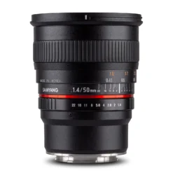 Samyang Objektiv MF 50mm F1.4 kompatibel mit Fuji X – Lichtstark, Vollformat & APS-C – weiches Bokeh & präzise Schärfe, manuelle Fokussierung, Blendenrastung – 45 cm Naheinstellgrenze