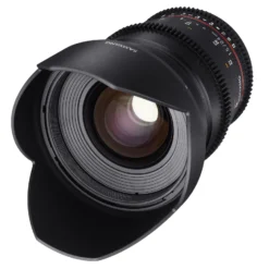 SAMYANG Objektiv Video DSLR II Sony E 24 mm / T1.5 Manueller Fokus Videoobjektiv 0,8 Zahnkranz Gear, Weitwinkelobjektiv, schwarz