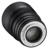 Samyang Tele Cine- und Video Objektiv MF 85mm T1,5 VDSLR MK2 – lichtstark T1,5 kompatibel mit Canon EF Mount, 85 mm Festbrennweite, Follow Focus Zahnkränze Vollformat und APS-C, 8K Auflösung