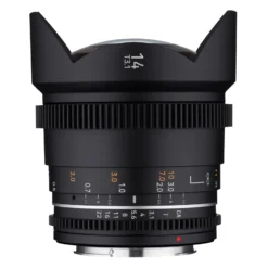 Samyang Ultraweitwinkel Cine- und Video Objektiv MF 14mm T3,1 VDSLR MK2 – lichtstarkes T3,1 kompatibel mit Canon EF Mount, 14 mm Festbrennweite, Follow Focus Zahnkränze Vollformat und APS-C 8K Auflösung