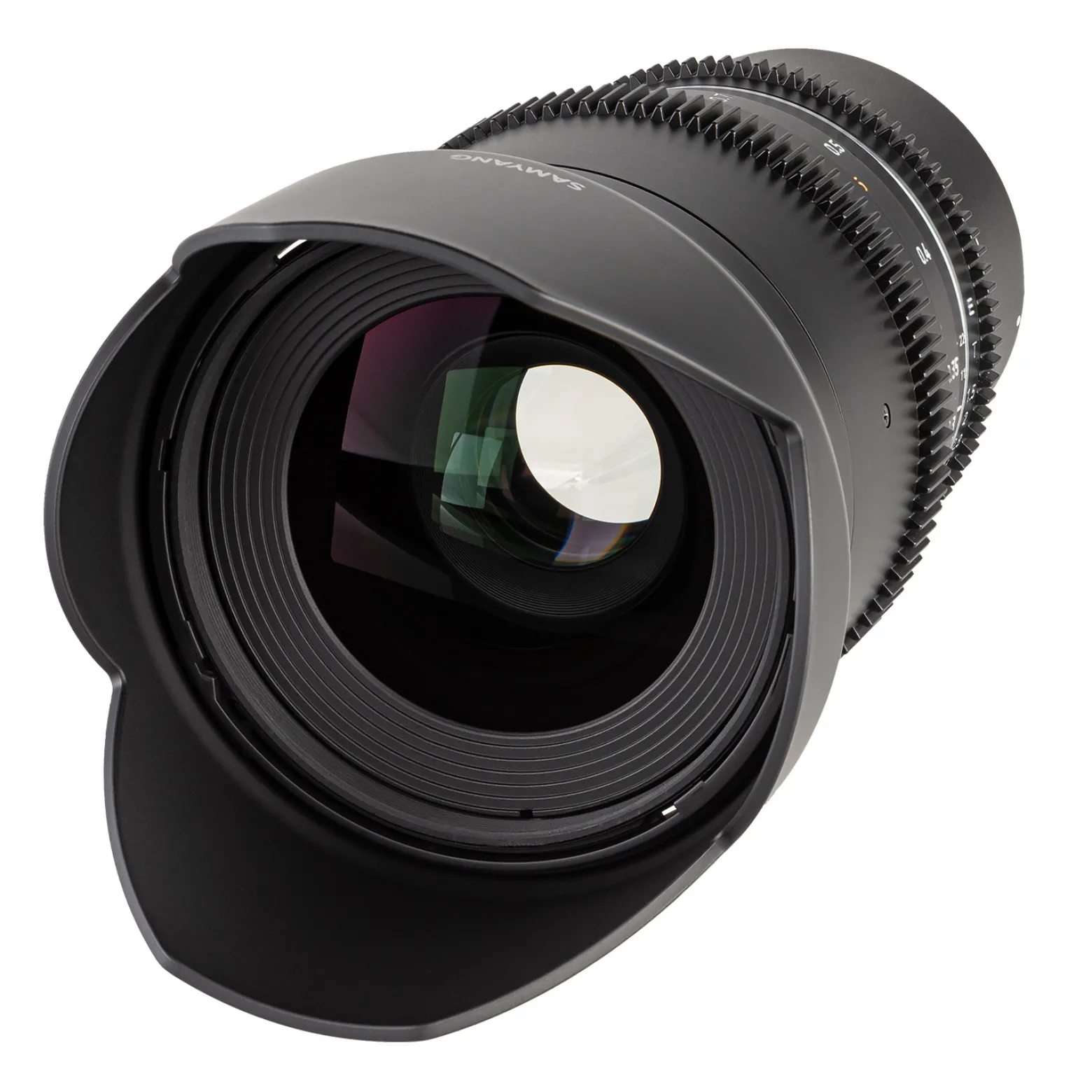 Samyang Weitwinkel Cine- und Video Objektiv MF 35mm T1,5 VDSLR MK2 – lichtstark T1,5 kompatibel mit Sony E Mount, 35 mm Festbrennweite, Follow Focus Zahnkränze Vollformat und APS-C, 8K Auflösung