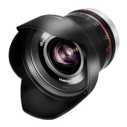 Samyang Weitwinkel Festbrennweite Objektiv 12mm F2.0 APS-C kompatibel mit Fuji X – APS-C, MF – für Kamera X-T5, X-H2, X-H2s, X-T4, X-T30, X-T30 II, X-T200, X-Pro3, X-A7, X-T100, X-T3 – schwarz