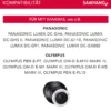 Samyang Weitwinkel Festbrennweite Objektiv 12mm F2.0 APS-C für MFT – APS-C, MF – kompatibel mit Olympus OM-D E-M1 III, Pen E PL10, OM-D E-M5 III, kompatibel mit Panasonic Lumix DC-G91 – schwarz