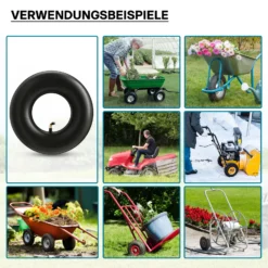 Schlauch für den Rasenmäherreifen 13x5.00-8 mit Winkelventil Reifendecke Reifenschlauch Traktor
