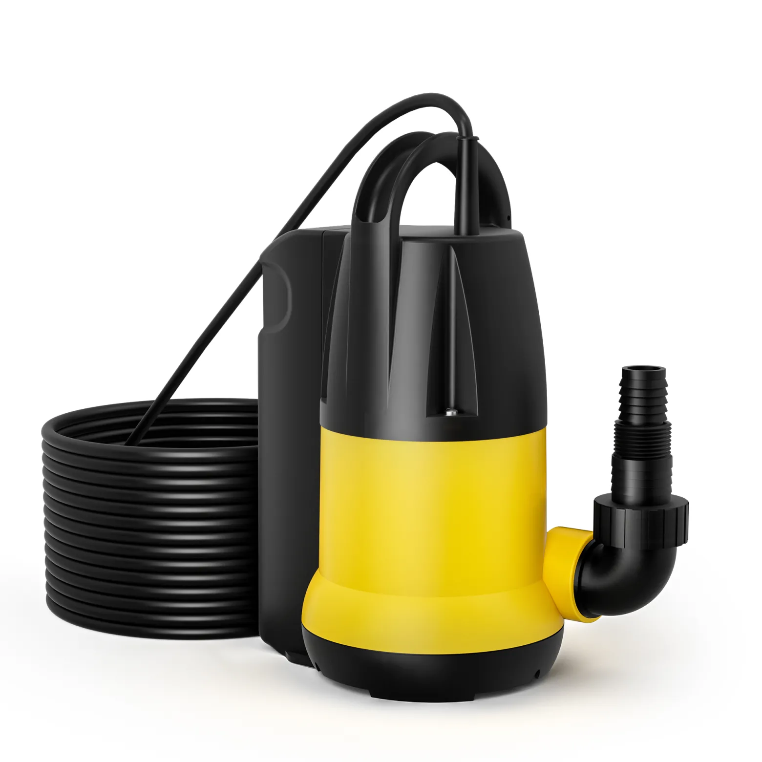 Schmutzwasserpumpe 6000l/h, 250W, max. Förderhöhe 5,5m, Fremdkörper bis Ø5mm