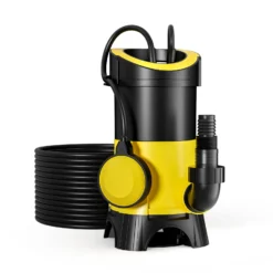 Schmutzwasserpumpe 7.500l/h, 400W, max. Förderhöhe 5m, Fremdkörper bis Ø35mm