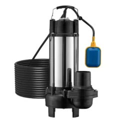 Schmutzwasserpumpe Schwimmerschalter Häcksler 31200 L/h 2200 W Förderhöhe bis 10 m