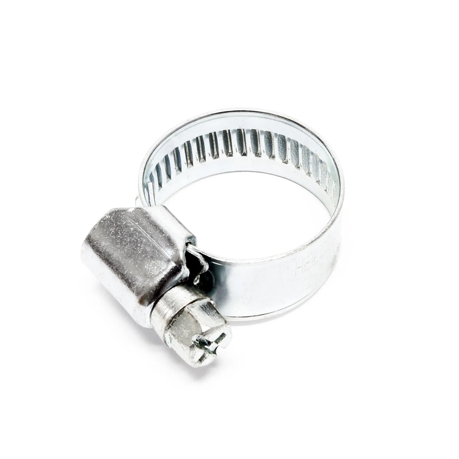Schneckengewinde Schlauchschellen W1 glanzverzinkter Stahl 12 mm 35 - 50 mm