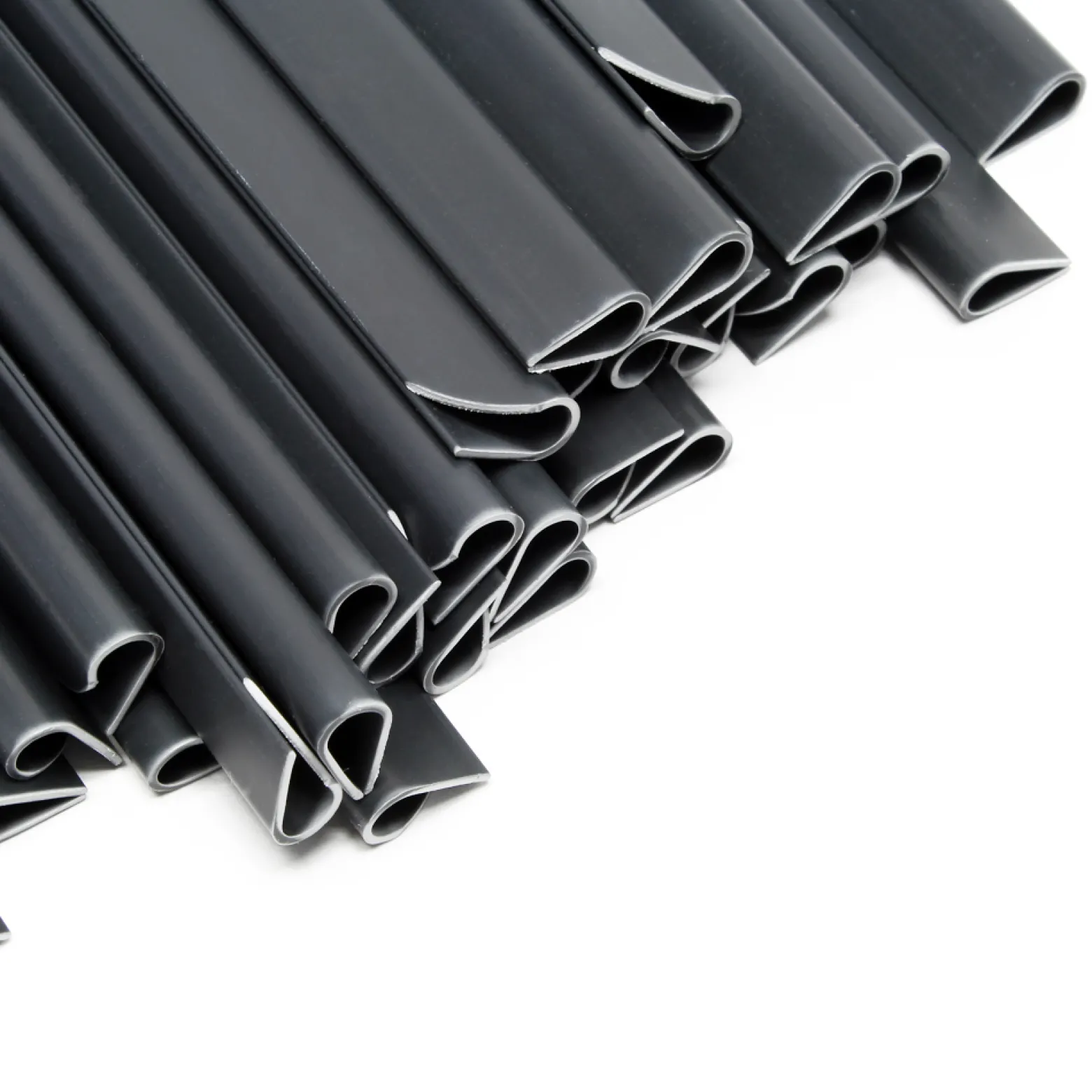 Sichtschutz Streifen, 70mx19cm Anthrazit aus PVC 650g/m², mit 40 Clips, Zaunfolie