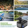 SunSun CDF-3800 Teichpumpe 24V DC 3600 l/h 20 W, Bachlaufpumpe mit integriertem Blockier- und Trockenlaufschutz