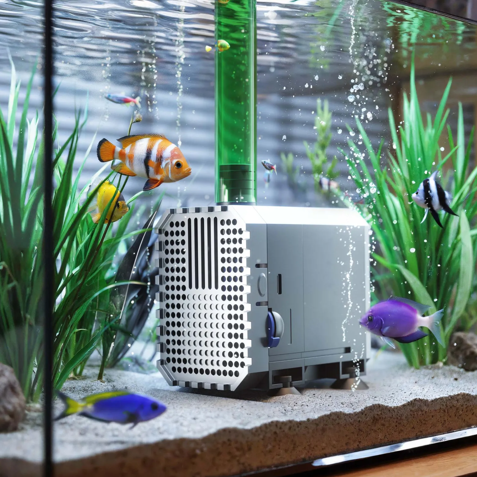 SunSun CHJ-900-10 ECO Teichpumpe 900 l/h / 20 W, energiesparende Filterpumpe, Bachlaufpumpe für Koiteiche, Umwälzpumpe, Gartenteichpumpe